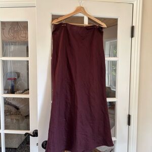 Anthropologie linen Skirt